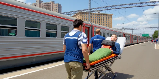 Трансфер лежачего в аэропорт