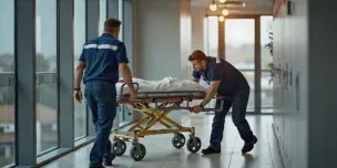 Emergency transportation for injuries to the trauma center