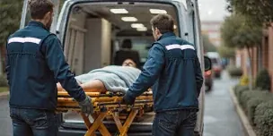 Professional transportation for hospitalization
