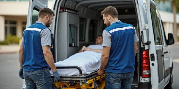 Transportation to hospitalization - Fast and safe arrival